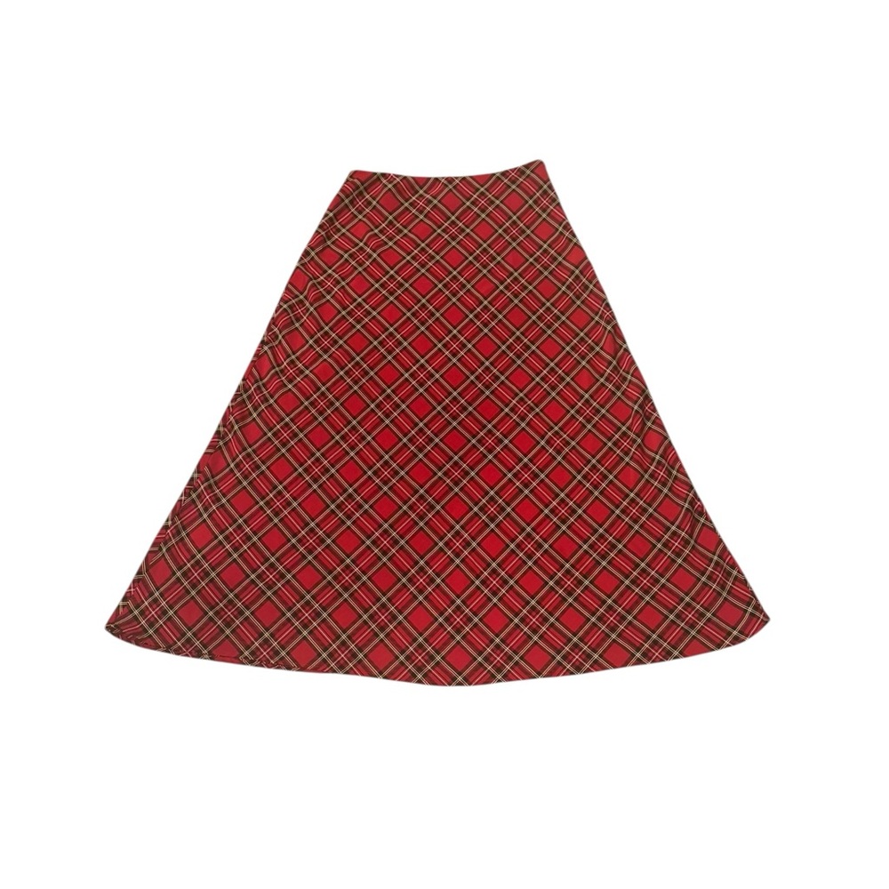 Vintage Lightweight Plaid A-Line Skirt made by Northern Traditions